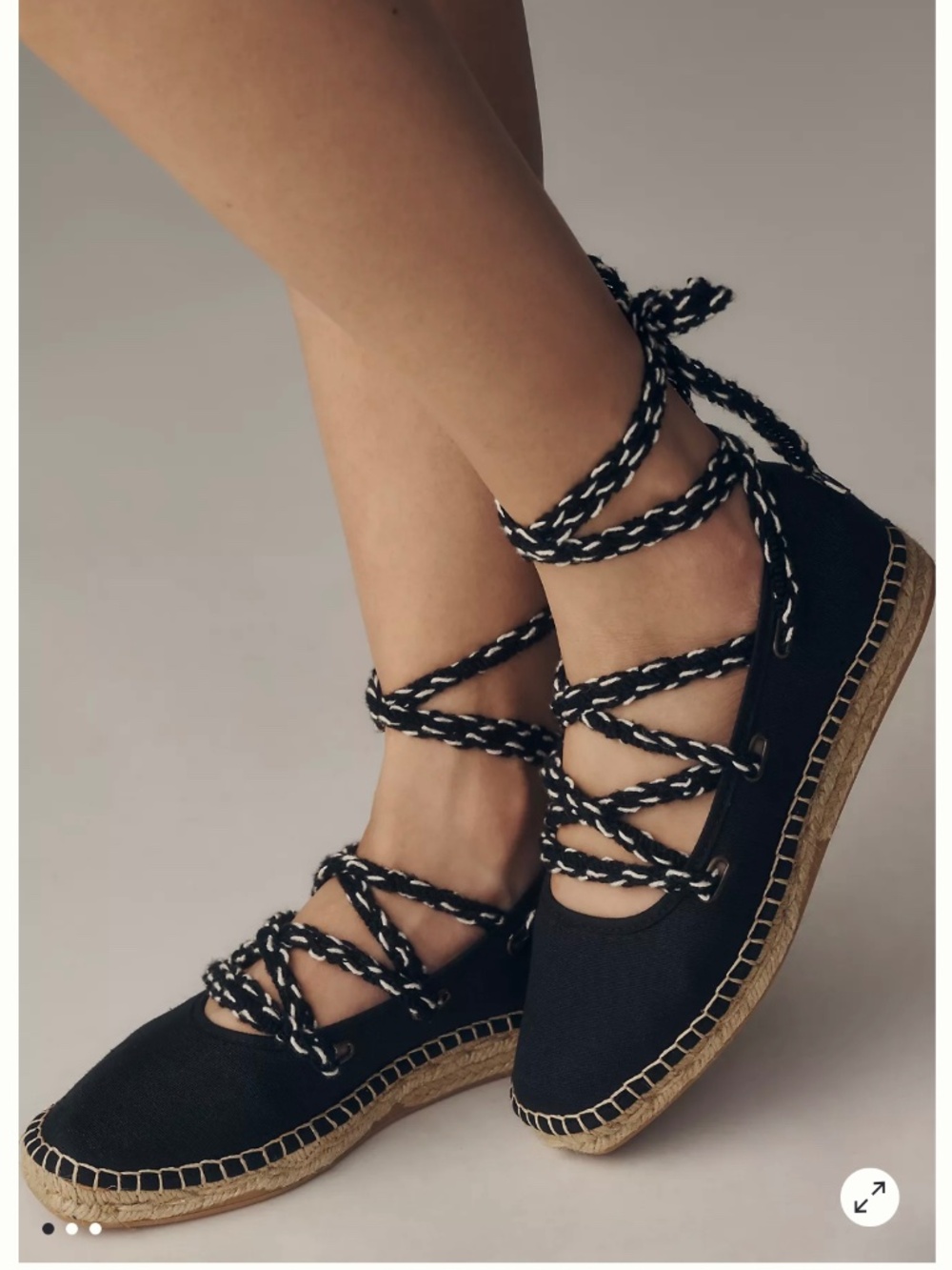Anthropologie Lace-up Espadrilles